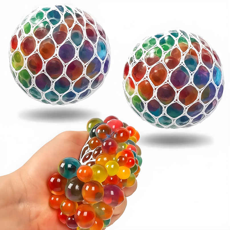 Fablue Squishy Stress Ball for Kids -Multicolor Magic Slime Squeeze Ball