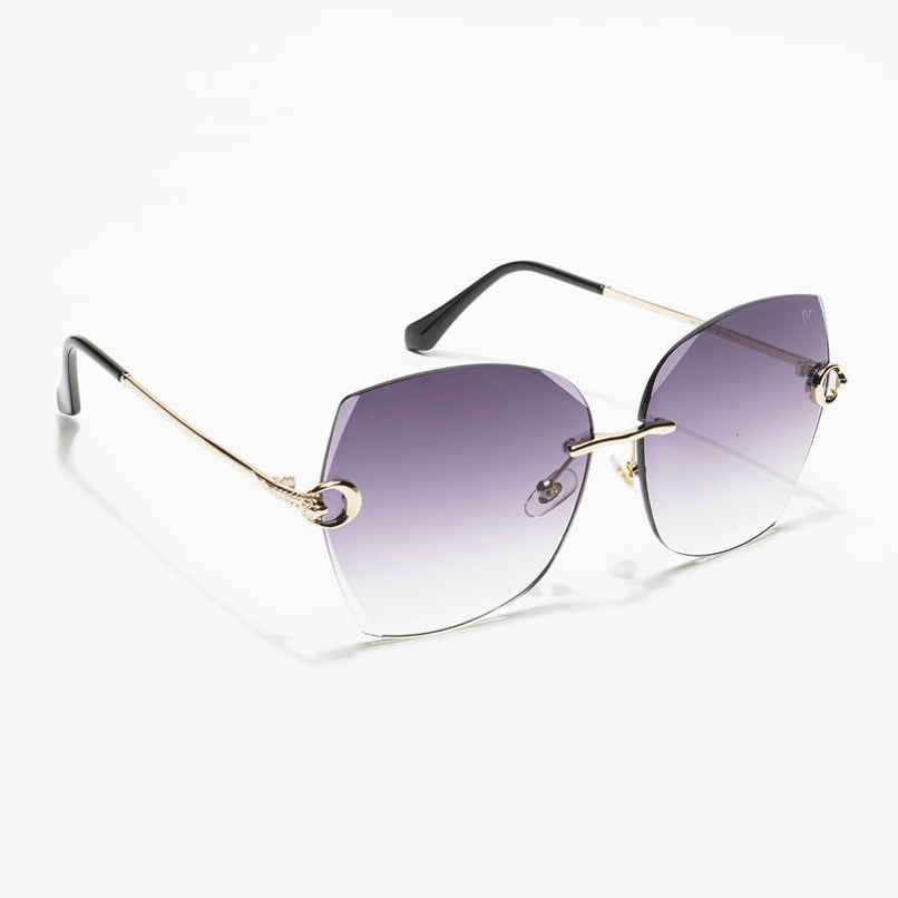Voyage Unisex Metal Sunglasses | Black - One Size