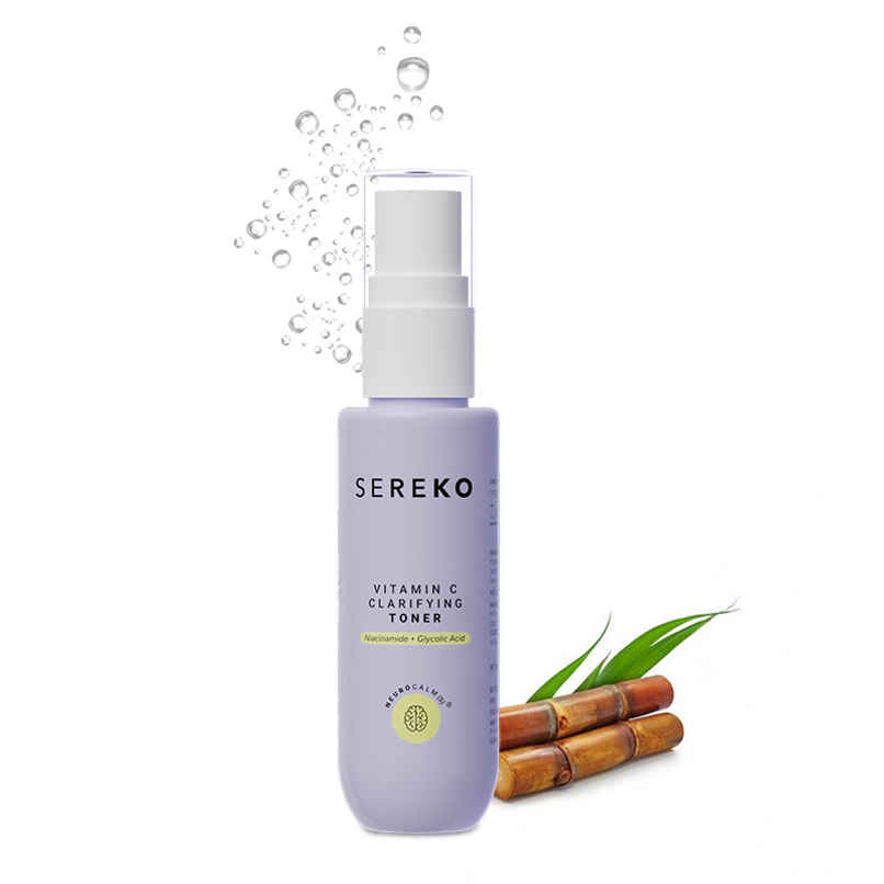 SEREKO Vitamin C Brightening Face Toner with Niacinamide, Glycolic Acid and Fruit Extracts | Works on Acne and Tightening Pores SEREKO Vitamin C Brightening Face Toner with Niacinamide, Glycolic Acid and Fruit Extracts | Works on Acne and Tightening Pores