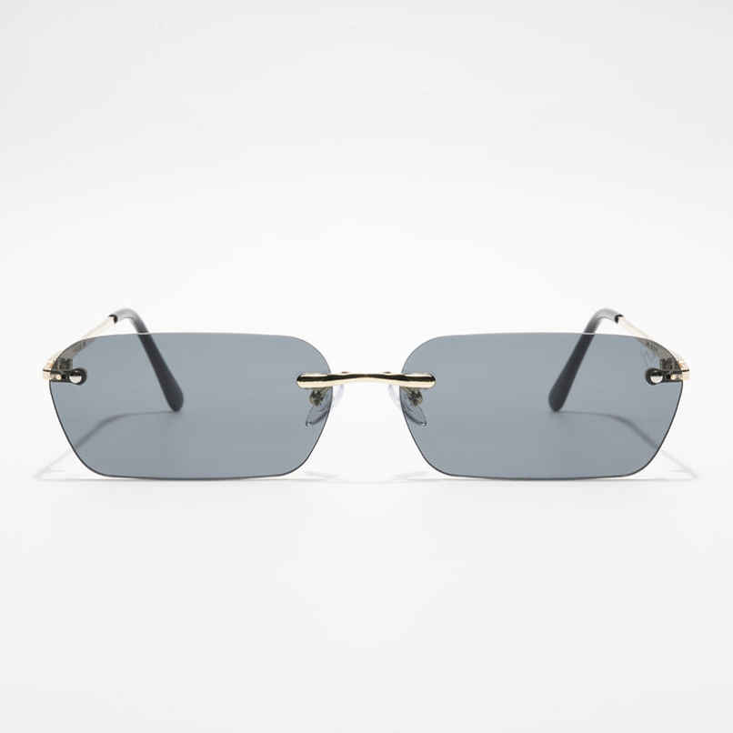 Voyage Underdog Rimless Rectangle Sunglasses | Black | MG3786 Voyage Underdog Rimless Rectangle Sunglasses | Black | MG3786
