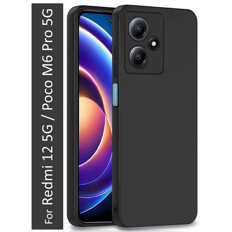 Kwine Case Redmi 12 5G / Poco M6 Pro 5G Back Cover - Soft Silicone Case