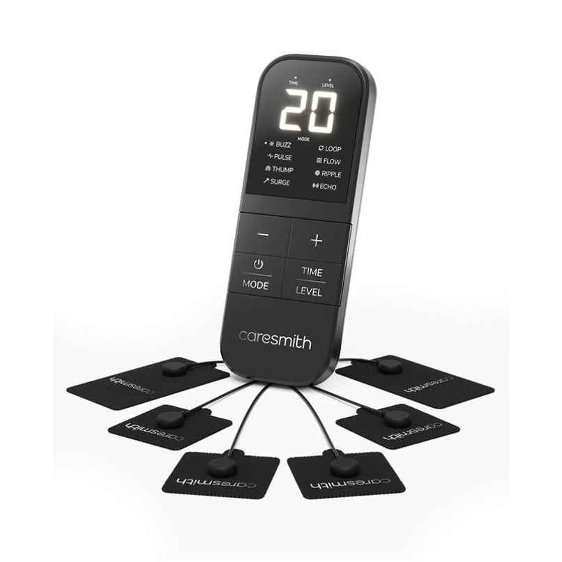 Caresmith Charge Tens Massager for Pain Relief 8 Modes & 20 Intensities USB C Fast Charge