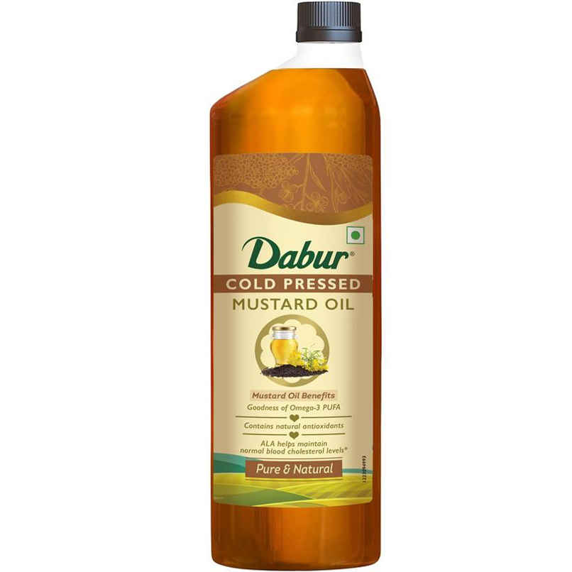 Dabur Mustard (Sarson) Cold Pressed Oil | Cooking Oil Dabur Mustard (Sarson) Cold Pressed Oil | Cooking Oil