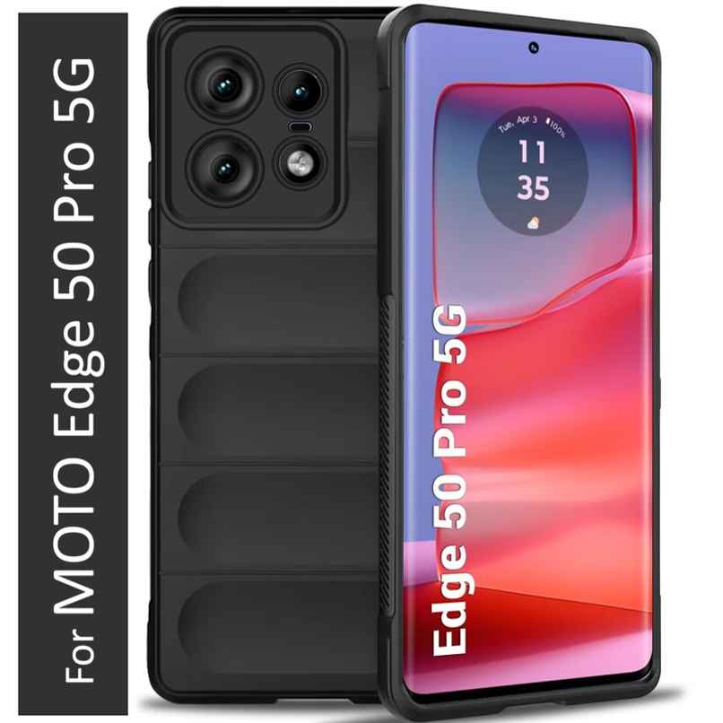 Kwine Case Motorola Moto Edge 50 Pro Back Cover - Matte Finish Silicone Case