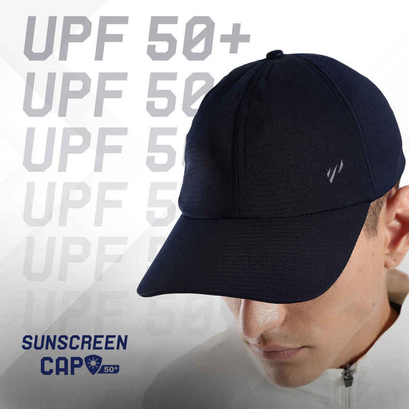 Blue Tyga Men's Sunscreen Cap | Navy Blue Tyga Men's Sunscreen Cap | Navy