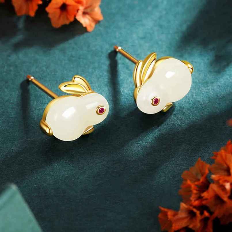 Beautynx Golden Bunny Gem Earrings | Gold | BNX-EAR-0084