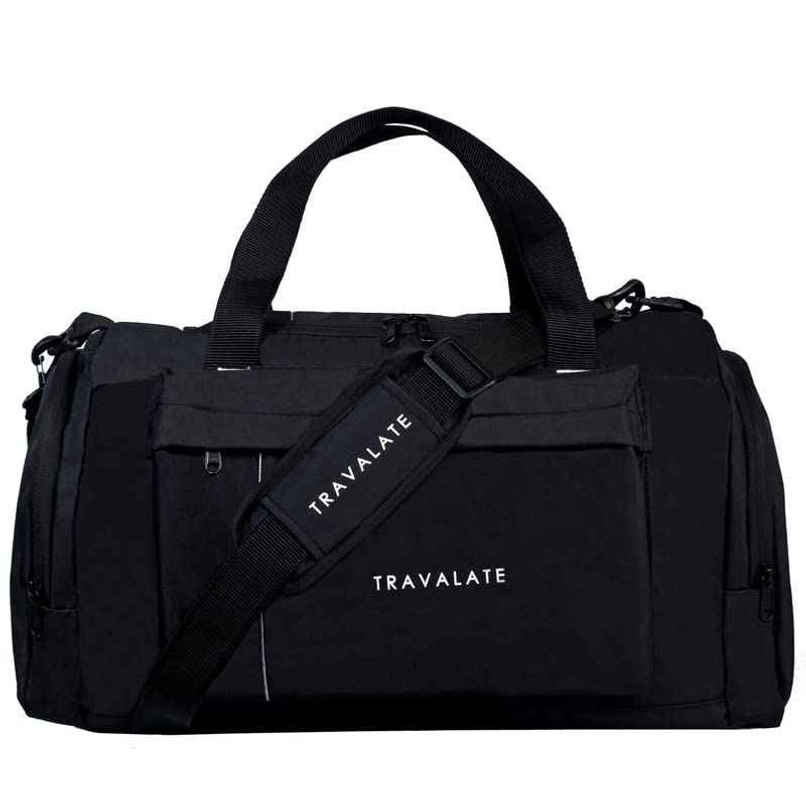 TRAVALATE Polyester Travel Duffle Luggage Bag | Multi Pocket Ultra-Light | Black - 45 L TRAVALATE Polyester Travel Duffle Luggage Bag | Multi Pocket Ultra-Light | Black - 45 L