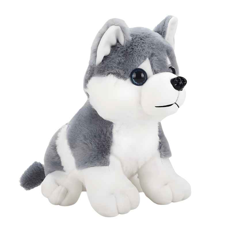 Fablue Husky Dog Plush Soft Toy For Kids - Soft Stuffed Animal Toy Fablue Husky Dog Plush Soft Toy For Kids - Soft Stuffed Animal Toy