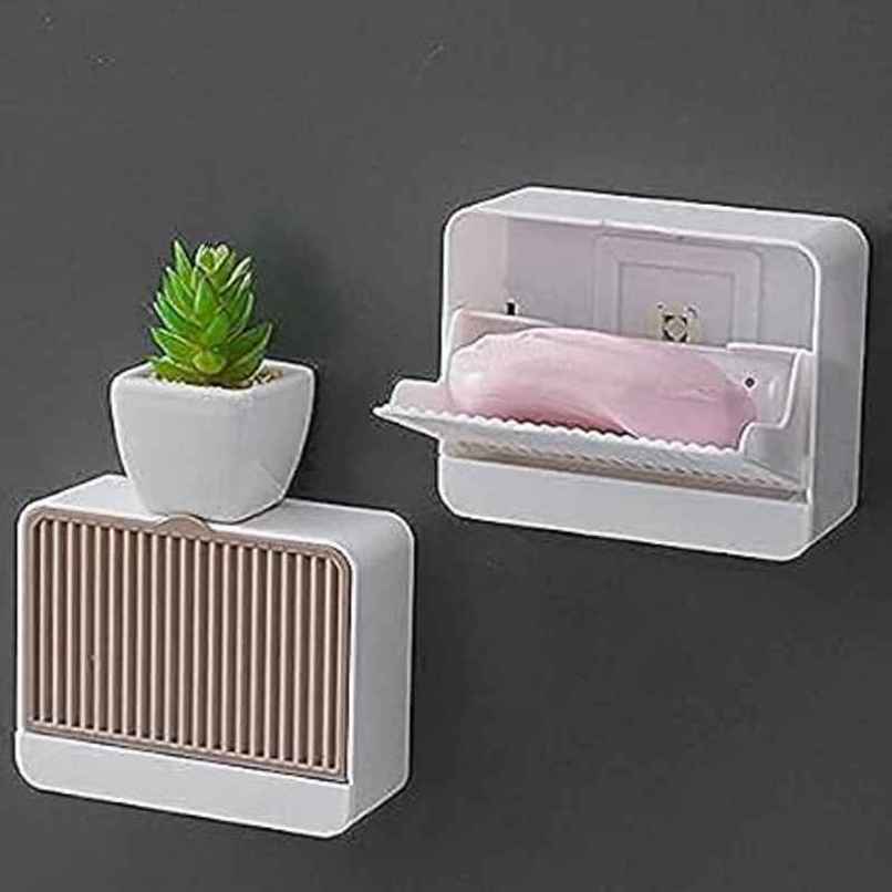 Soham Housewares Soap Case | Tray Holder with Lid Soham Housewares Soap Case | Tray Holder with Lid