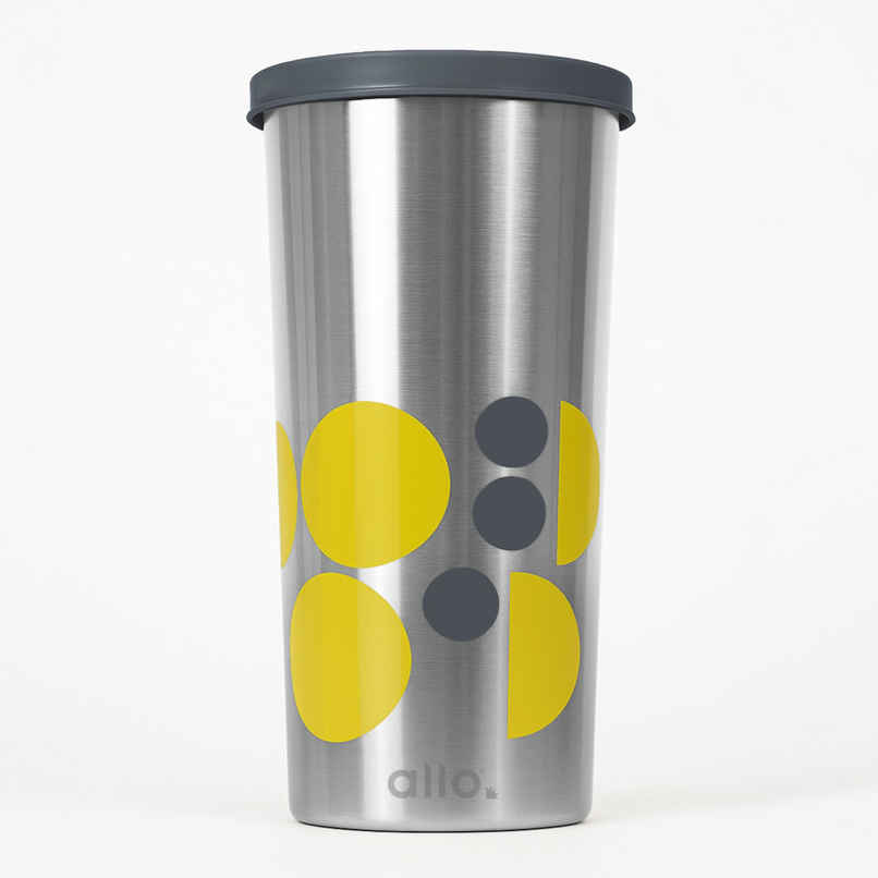 Allo SS Tumbler with Lid | 450 ml | Grey