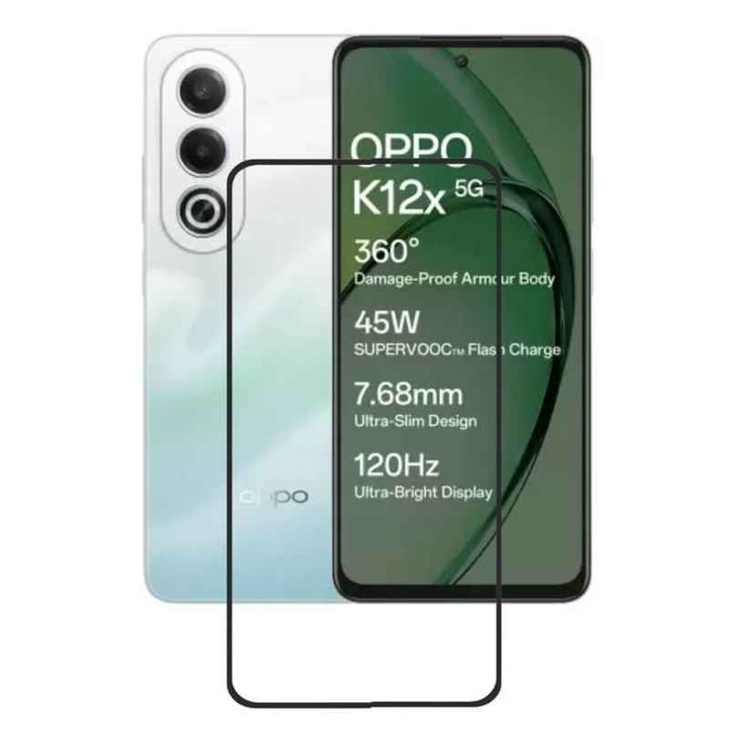 Ohonesty Edge to Edge Full Glue Tempered Glass for OPPO K12X Ohonesty Edge to Edge Full Glue Tempered Glass for OPPO K12X