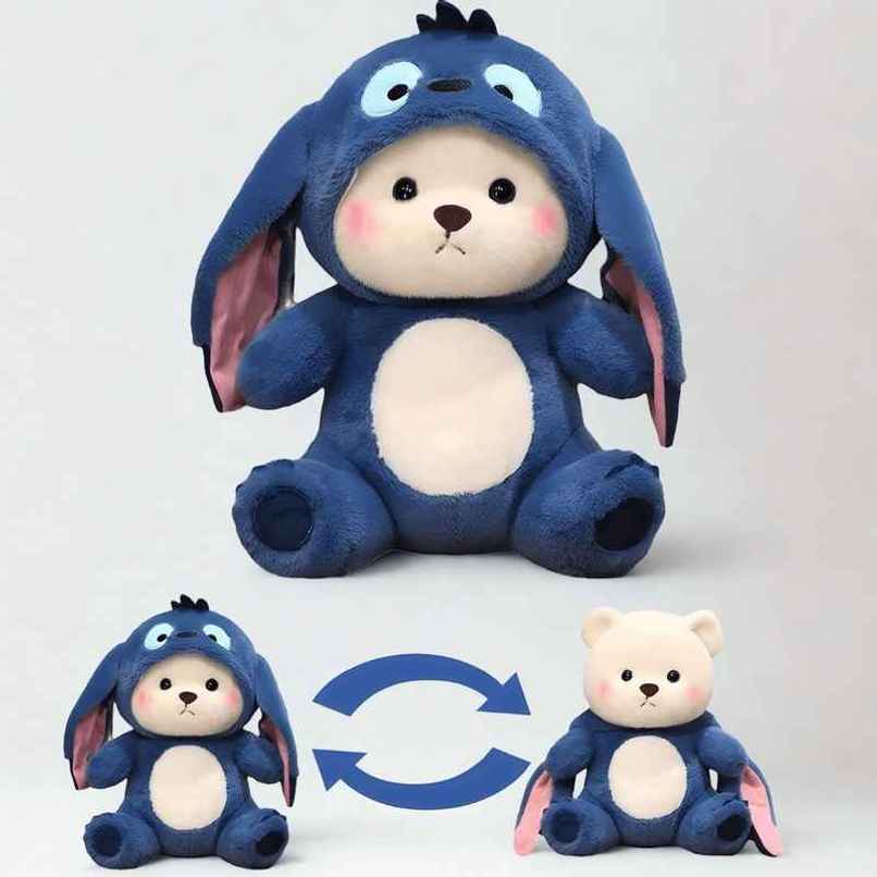 Fablue Blue Lovable Huggable Soft Toy For Kids - Elegant Soft Plush Toy