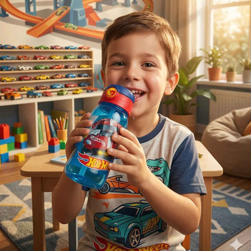 Striders Active Canteen Hotwheels Blue Fire | 510 ml