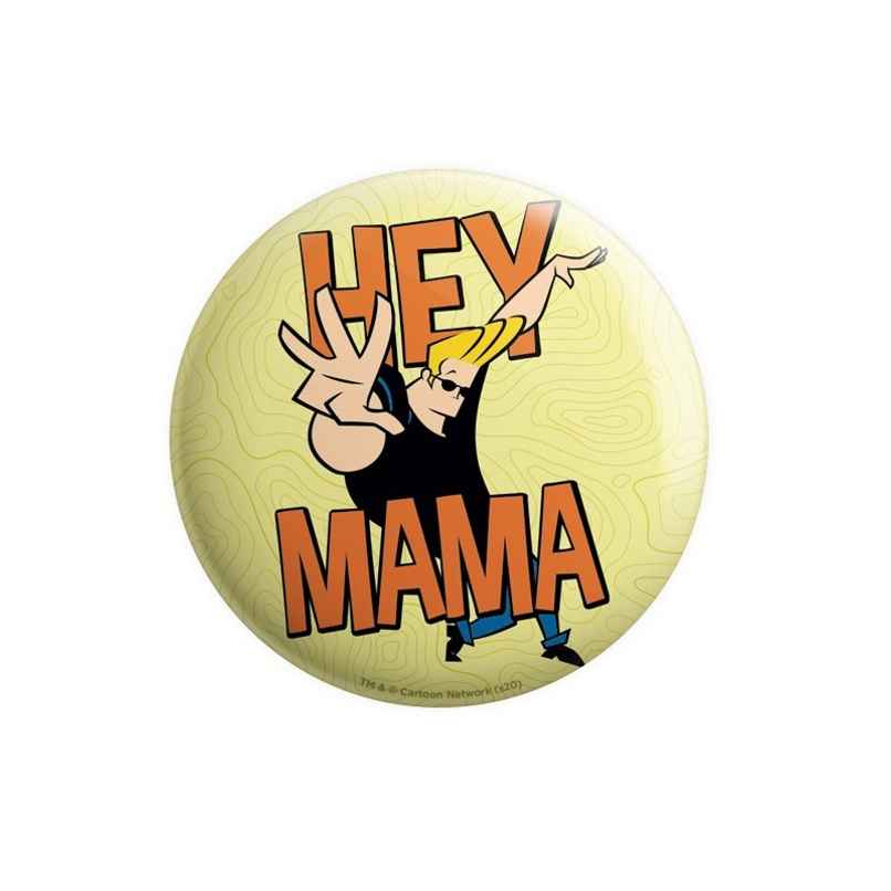 House Of Festivals Hey Mama - Johnny Bravo Official Badge House Of Festivals Hey Mama - Johnny Bravo Official Badge