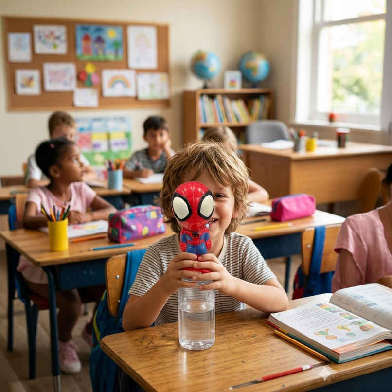 Striders 3D Character Sipper Bottle Spiderman | 270 ml Striders 3D Character Sipper Bottle Spiderman | 270 ml