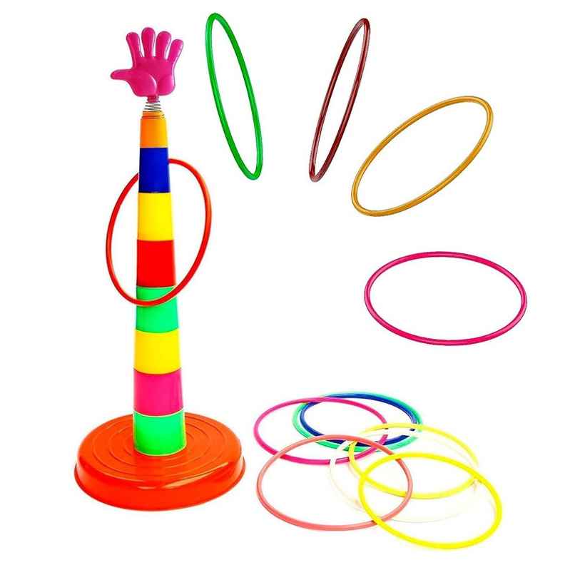 Fablue Ring Toss Game for Kids - Outdoor and Indoor Ring Throwing Game for Kids and Adults