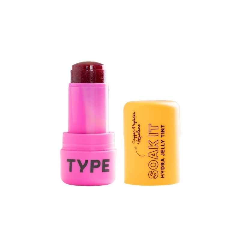 Type Beauty Inc Soak It Hydra Jelly Tint | Cheeks - Lips and Eyes| Bubble Gum 85 Type Beauty Inc Soak It Hydra Jelly Tint | Cheeks - Lips and Eyes| Bubble Gum 85