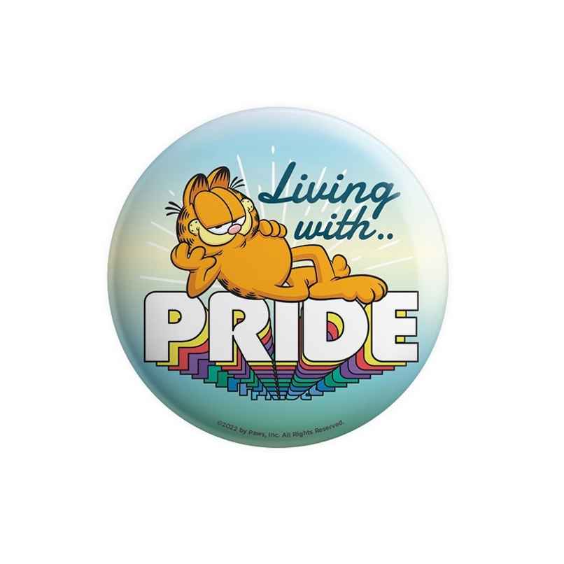 House Of Festivals Living With Pride - Garfield Official Badge