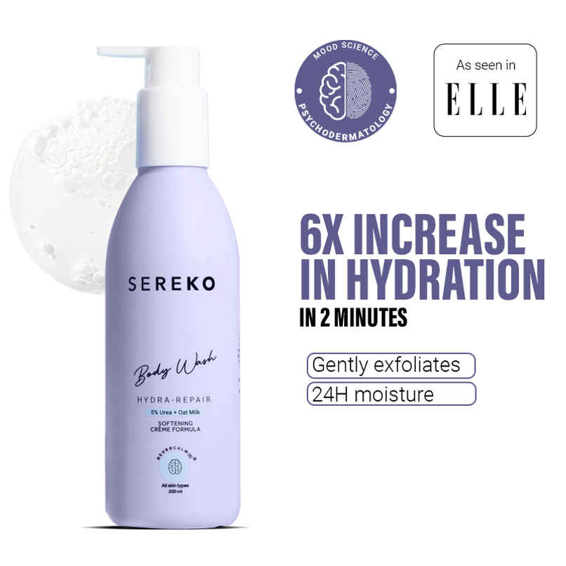 SEREKO Body Wash with Olive Oil & Oat Milk | No Acne, Moisturising, Brightening | Paraben & Sulphate Free SEREKO Body Wash with Olive Oil & Oat Milk | No Acne, Moisturising, Brightening | Paraben & Sulphate Free