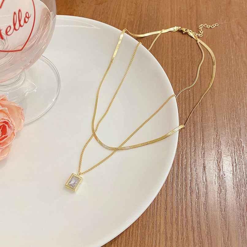 Just Lil Things Artificial Gold Necklace | jltn0809