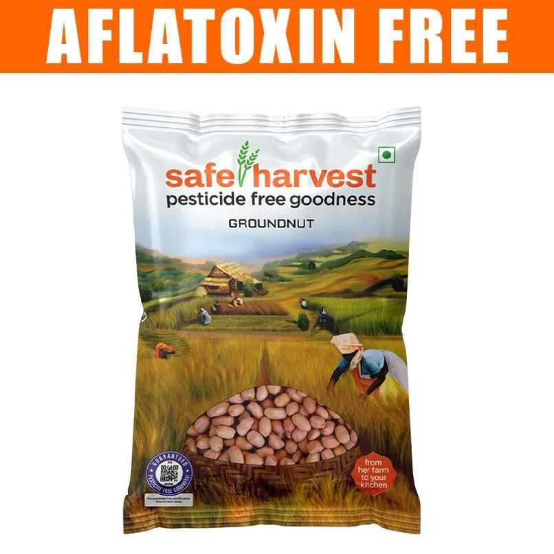 Safe Harvest Groundnut | Mungfali | Aflatoxin Free | Pesticide Free | Chemical Free