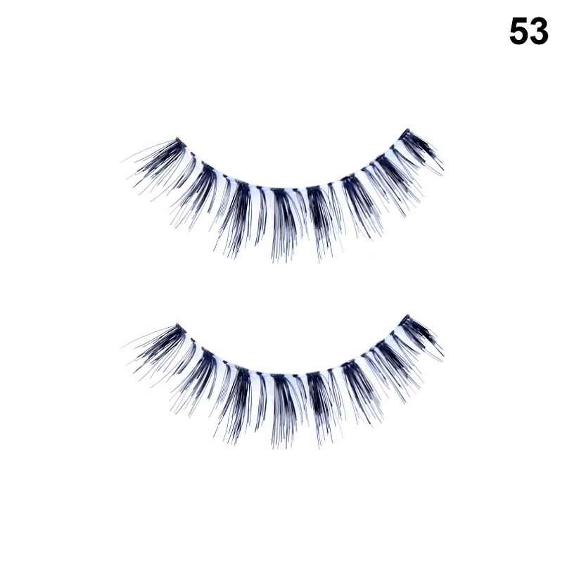 Bronson Professional Synthetic Hair and Lightweight Long Natural Look False Eyelashes - 53