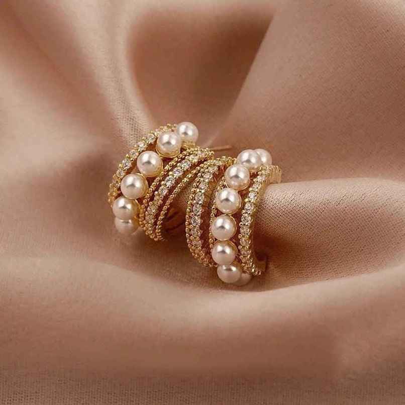 Estailo Fashion Women's Jewellery Earrings Gold Silver | One Size Estailo Fashion Women's Jewellery Earrings Gold Silver | One Size