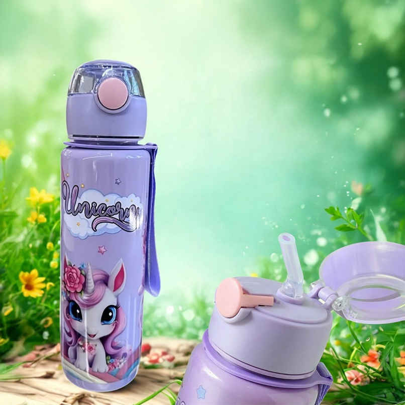 Fablue Unicon Sipper Kids Bottle | Light Purple