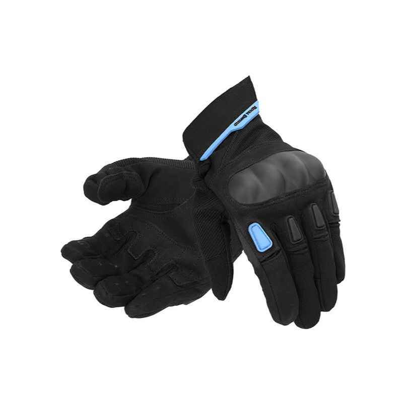 Royal Enfield Kommuter Gloves | Black & Blue Royal Enfield Kommuter Gloves | Black & Blue
