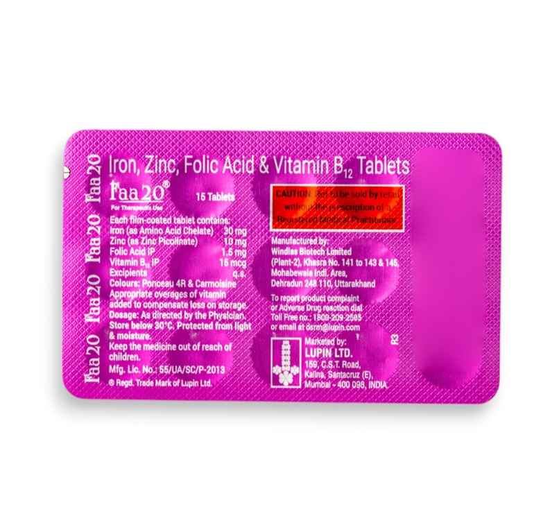 Faa 20 Tablet Faa 20 Tablet