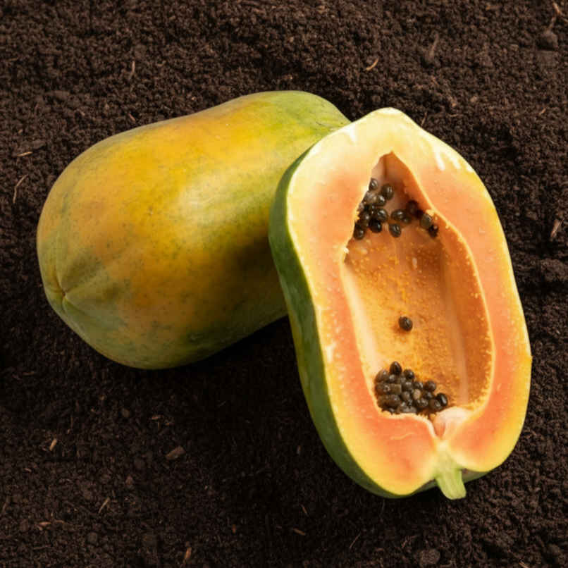Organically Grown Papaya Organically Grown Papaya