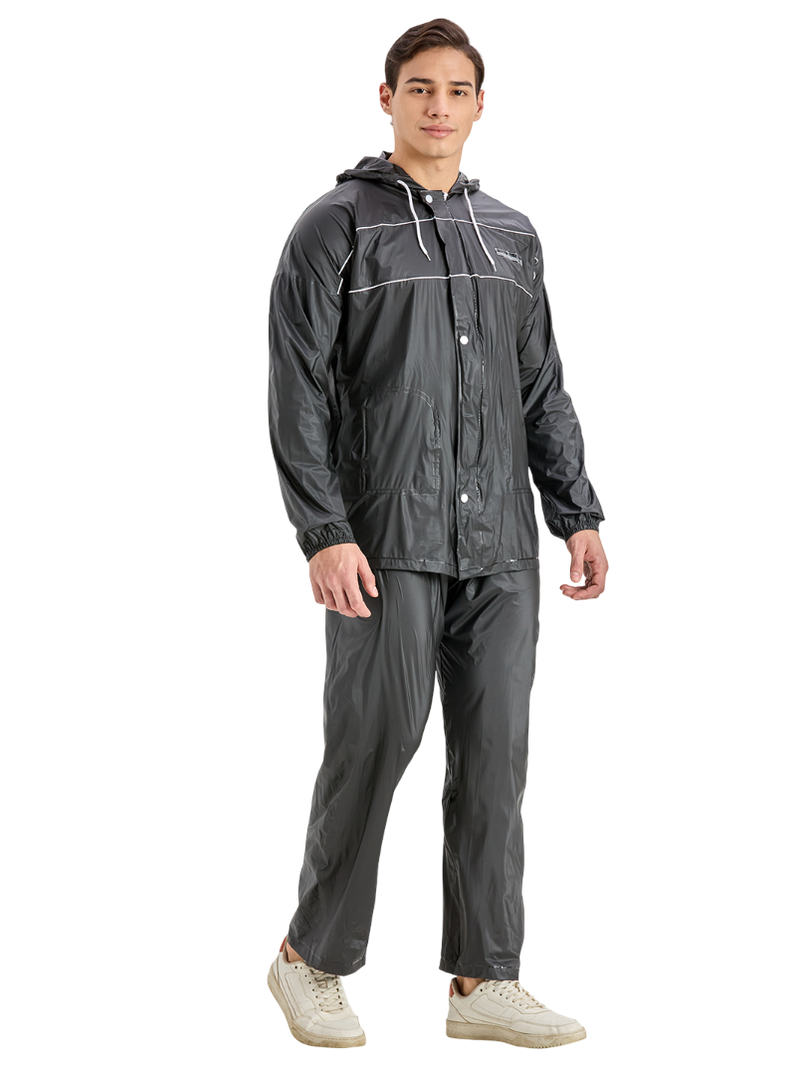 Zeel Unisex Solid Waterproof Raincoat