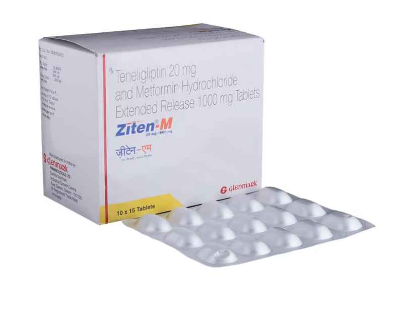 Ziten-M 20mg/1000mg Tablet ER