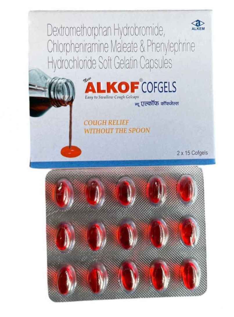 New Alkof Cofgels Soft Gelatin Capsule