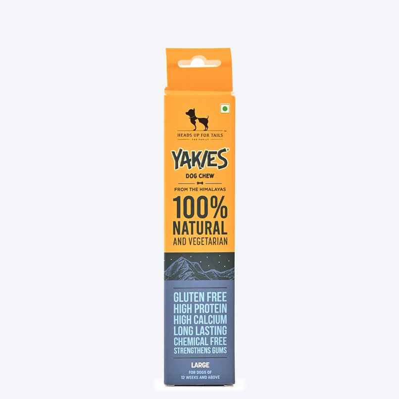HUFT Yakies Chew Bone Dog Treat Large,12 Weeks And Above Pack