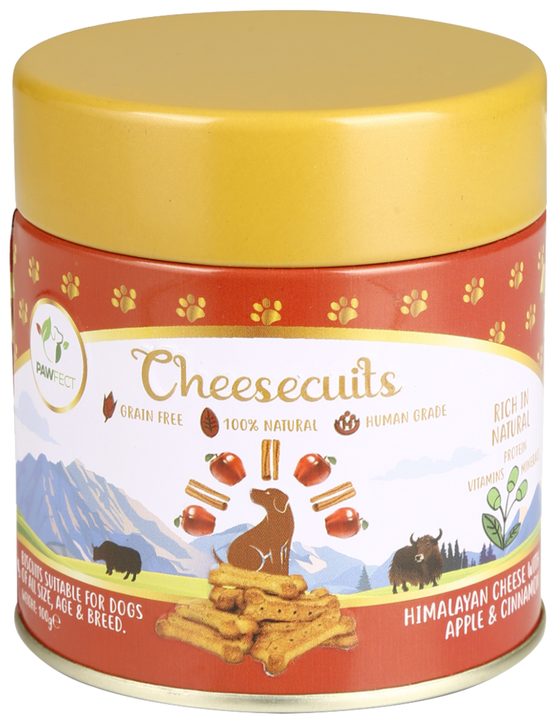 Pawfect Cheesecuits Cheese Biscuits with Apple, Eggs & Cinnamon Dog Training Treats