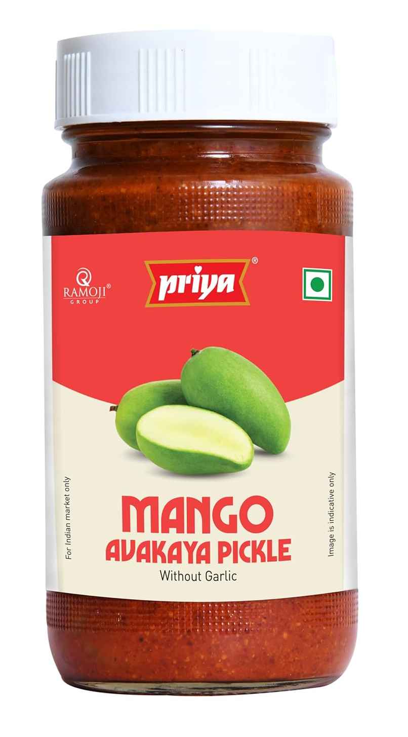 Priya Mango Avakaya Pickle Without Garlic