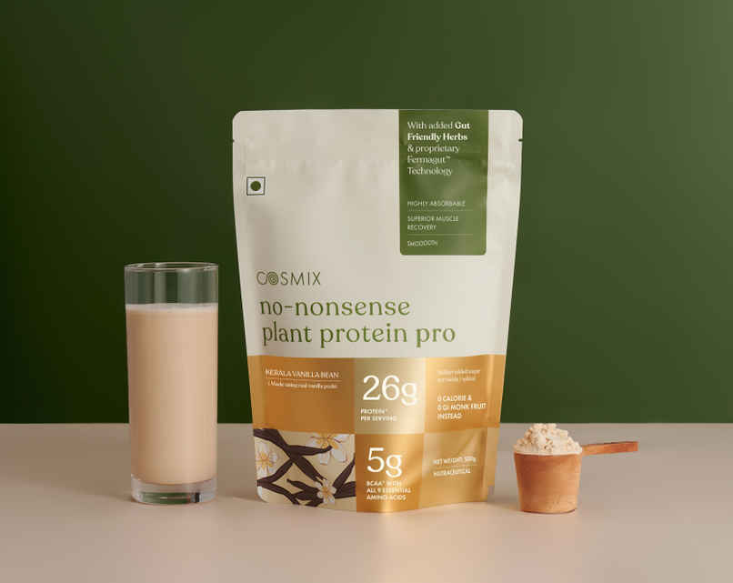 Cosmix No-Nonsense Pro Plant Protein Kerala Vanilla Bean, 26g Protein Cosmix No-Nonsense Pro Plant Protein Kerala Vanilla Bean, 26g Protein