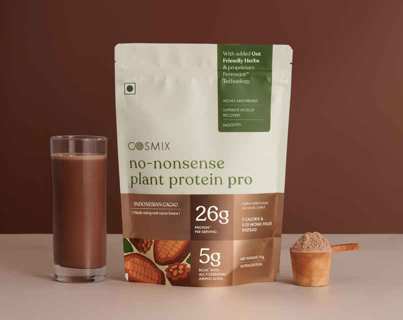 Cosmix No-Nonsense Pro Plant Protein Indonesian Cacao, 26g Protein Cosmix No-Nonsense Pro Plant Protein Indonesian Cacao, 26g Protein