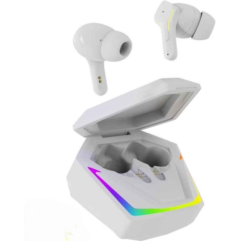 Aroma NB138 Bound - 60 Hours Playback | TWS | ANC with 32dB Noise Cancellation | White