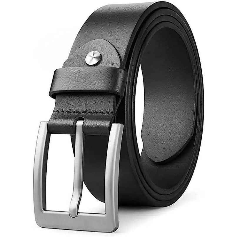 Kaezri Genuine Leather Black Belt for Men | Ddkatabl - 34