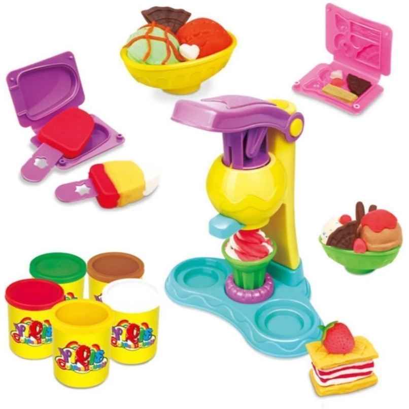 Toyshine DIY Ice Cream Clay Play Set - Non-Toxic & Fun Toyshine DIY Ice Cream Clay Play Set - Non-Toxic & Fun