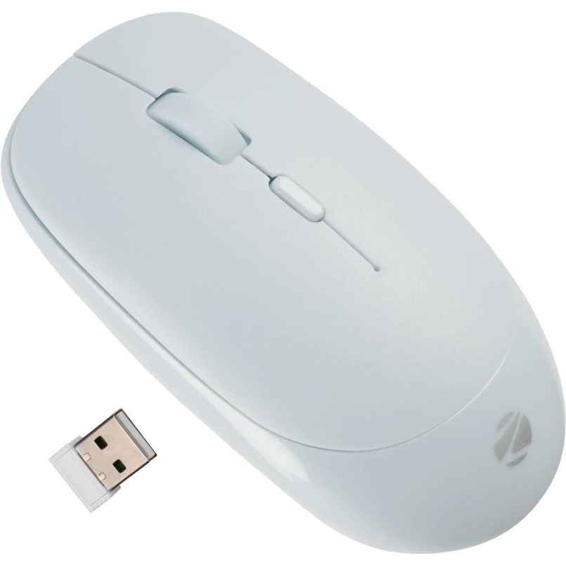 Zebronics Leopard Wireless Mouse, 2.4GHz, 1600 DPI, Silent Click, Mac, Laptop, Computer - Blue Zebronics Leopard Wireless Mouse, 2.4GHz, 1600 DPI, Silent Click, Mac, Laptop, Computer - Blue