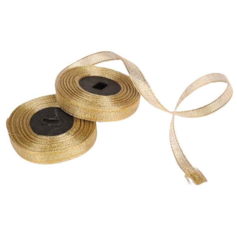 Paperbees Organza Ribbon Roll | 9 mtr Each Roll Length | Color Golden | 0.25 in Breadth Paperbees Organza Ribbon Roll | 9 mtr Each Roll Length | Color Golden | 0.25 in Breadth