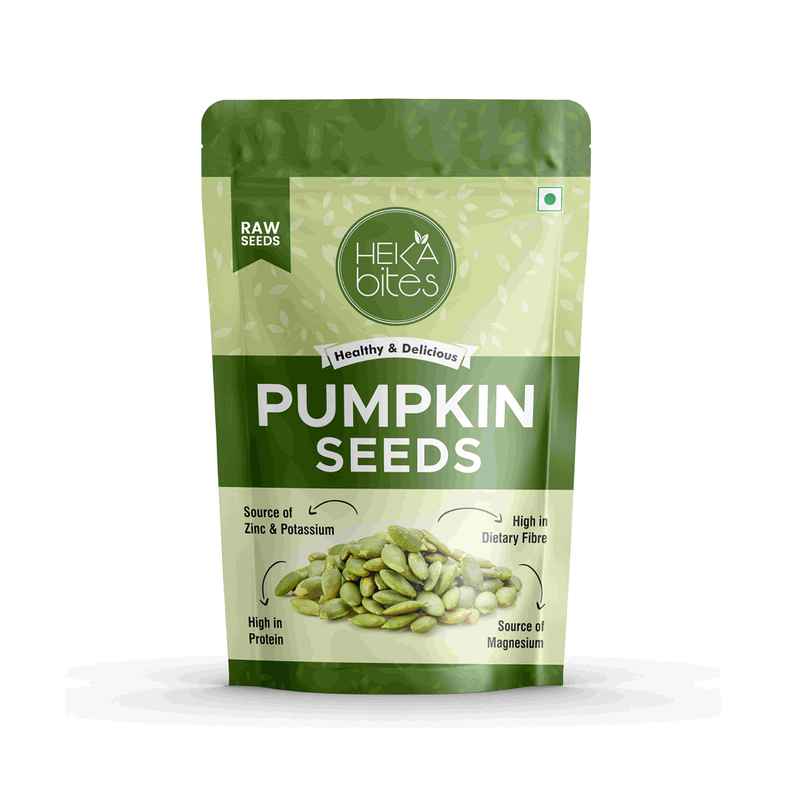 Heka Bites Raw Pumpkin Seeds Truly Premium Seeds Source of Magnesium Zinc & Potassium Heka Bites Raw Pumpkin Seeds Truly Premium Seeds Source of Magnesium Zinc & Potassium