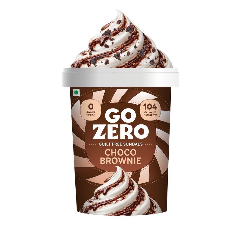 Go Zero Choco Brownie Sundae Guilt Free Ice Cream Tub