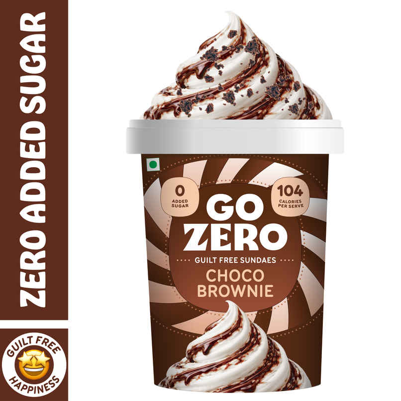 Go Zero Choco Brownie Sundae Guilt Free Ice Cream Tub