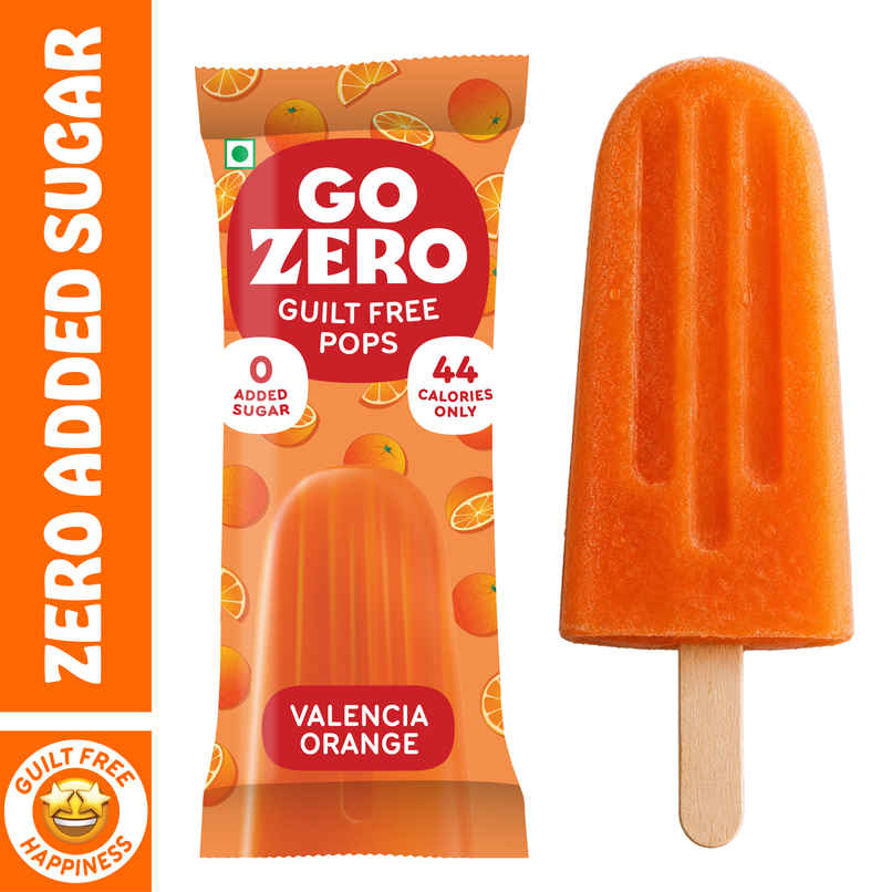 Go Zero Valencia Orange Guilt Free Fruit Pops Go Zero Valencia Orange Guilt Free Fruit Pops