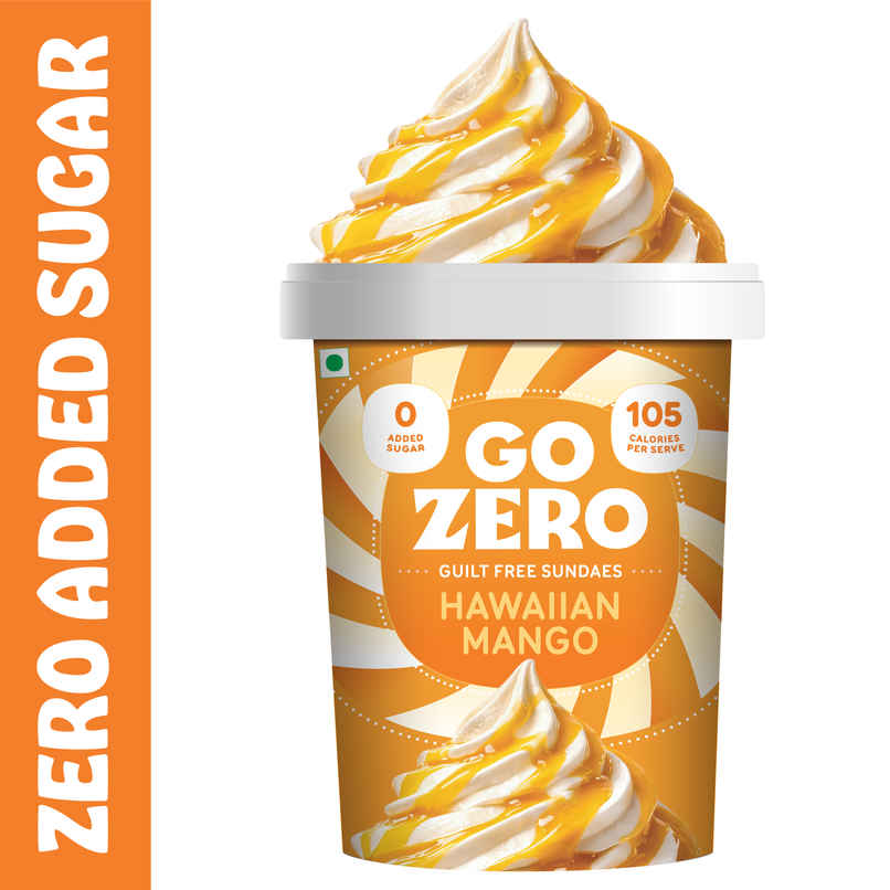 Go Zero Hawaiian Mango Sundae Guilt Free Ice cream Tub Go Zero Hawaiian Mango Sundae Guilt Free Ice cream Tub