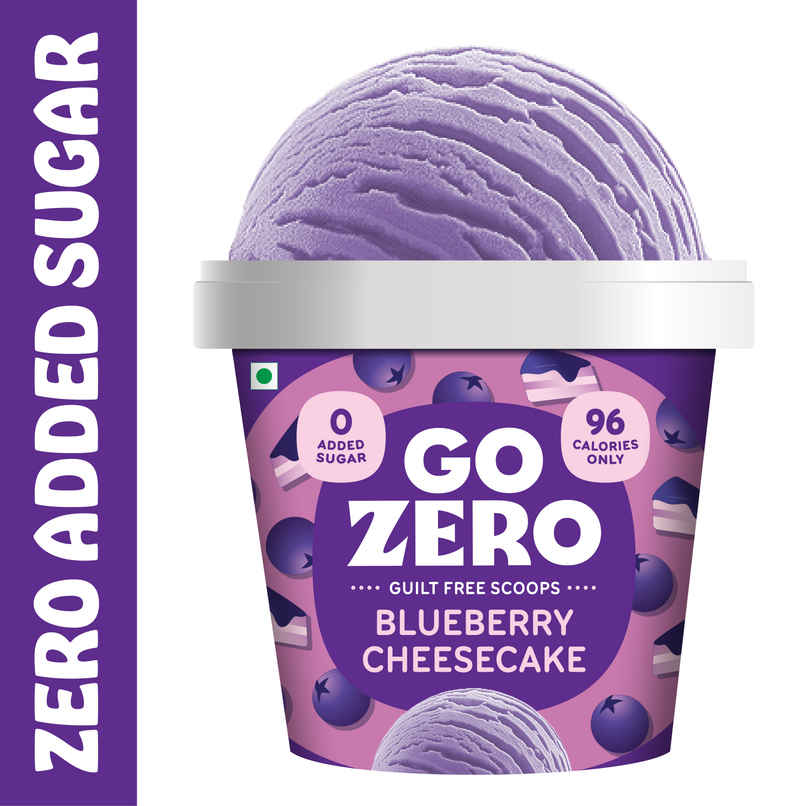 Go Zero Blueberry Cheesecake Guilt Free Ice Cream Cup